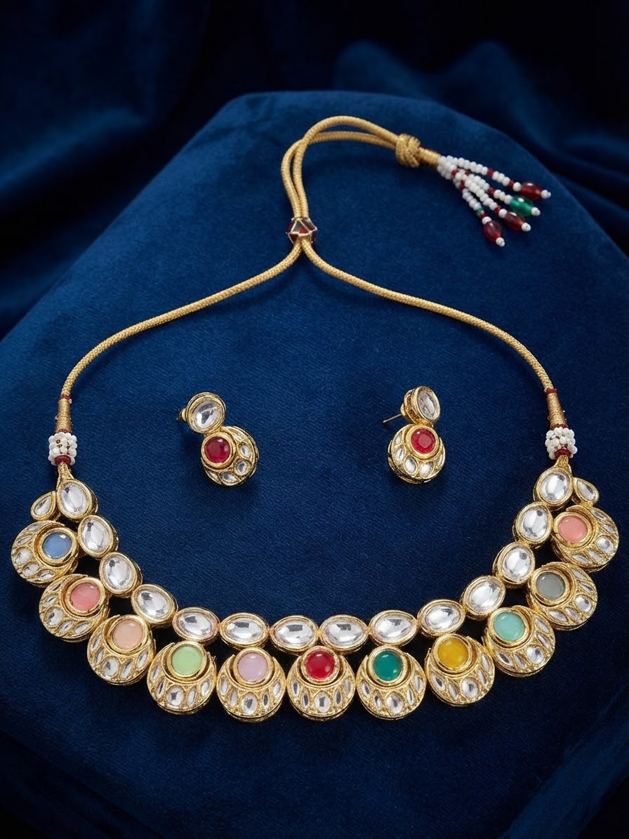 Vamika necklace with earring