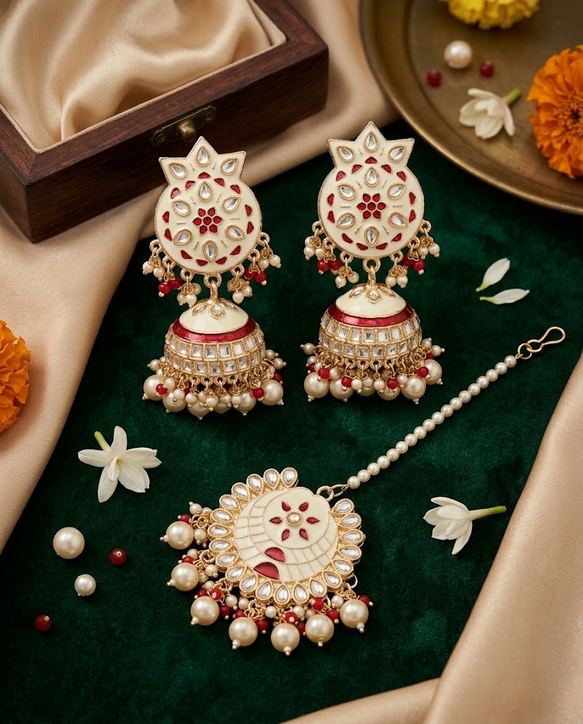 Anu Earring and head piece